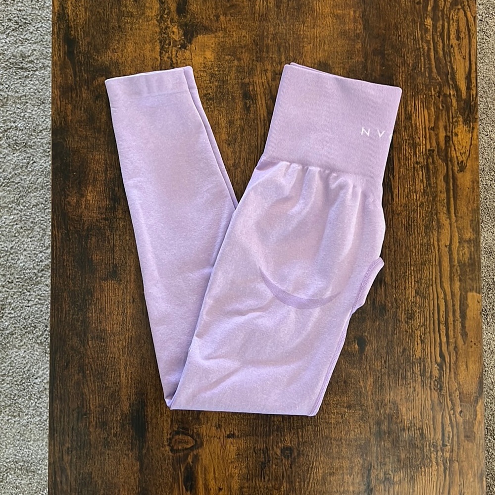 XS NVGTN Lilac Contour Seamless Leggings